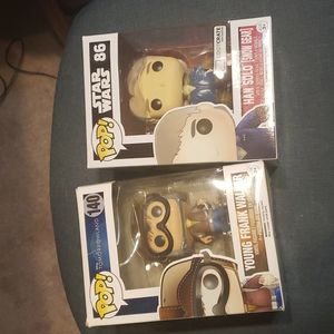 STAR WARS and Disney Tommorow Land Funko pops Han Solo